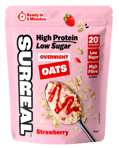[17923] [15% OFF] Surreal High Protein Overnight Oats - Strawberry X 5 X 300g