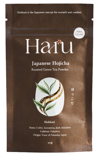 [17902] Haru Japanese Hojicha Powder - Hokkori 30g