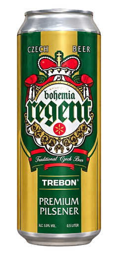 [17966] Bohemia Regent Beer - CAN Premium Czech Pilsener Pale Lager ABV 5% X 12 X 500ml