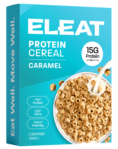[17984] Eleat High Protein Cereal - Caramel X 6 X 250g