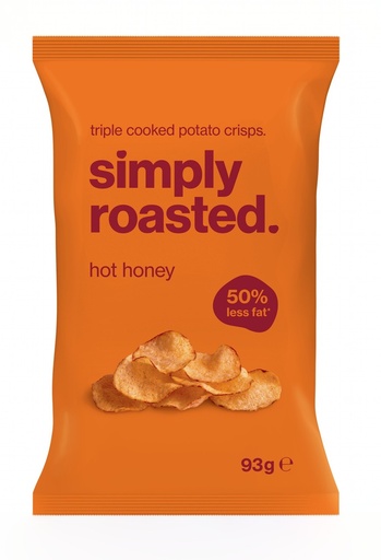 [17987] Simply Roasted Crisps - LARGE Hot Honey X 12 X 93g