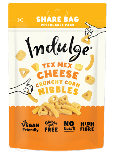 [18035] Indulge Corn Snacks - Tex Mex Cheese X 7 X 100g