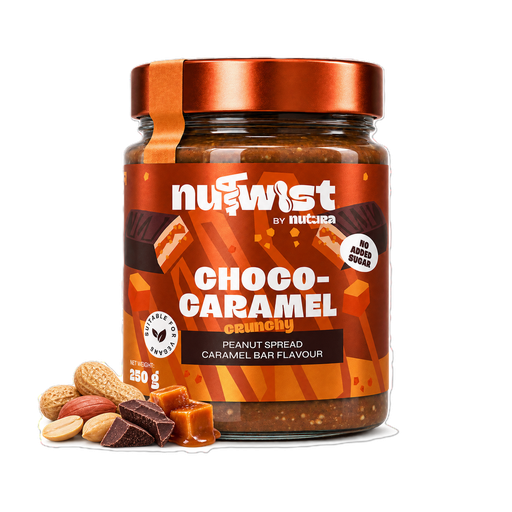 [17991] Nutwist Peanut Spread - Choco Caramel X 8 X 250g