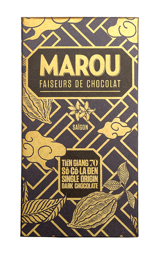 [18038] Marou Chocolate Bar - DARK 70% Single Origin Tien Giang X 10 X 80g