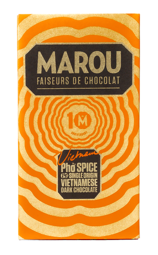 [18054] Marou Chocolate Bar - DARK 65% Special Edition Pho Spices X 10 X 80g