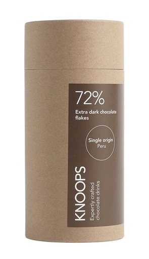[18098] Knoops Hot Chocolate Flakes - 72% Extra Dark 250g