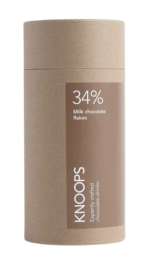 [18106] Knoops Hot Chocolate Flakes - 34% Milk 250g